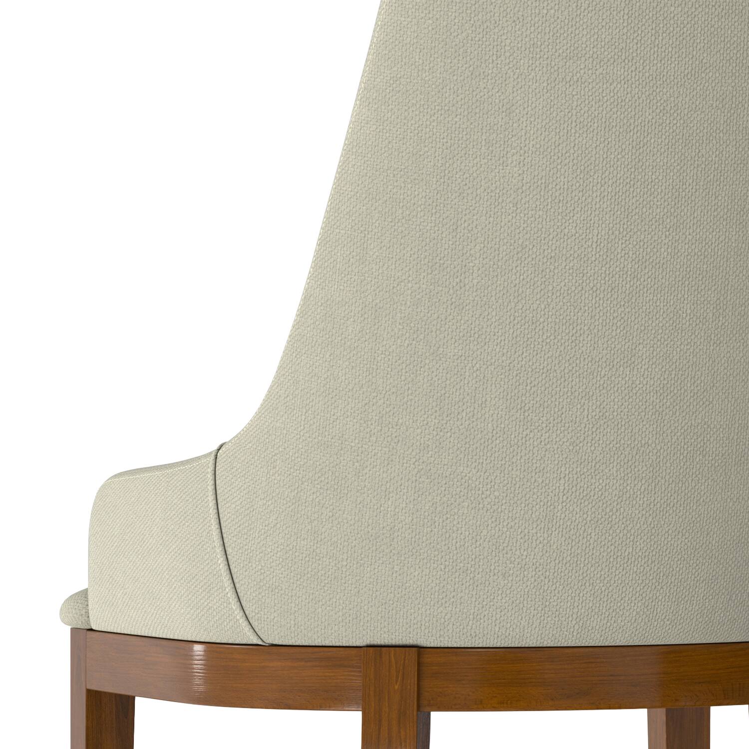 Alt View 7. Simpli Home - Stephanie Dining Chair (Set of 2) in Natural Linen Look Fabric - Natural.