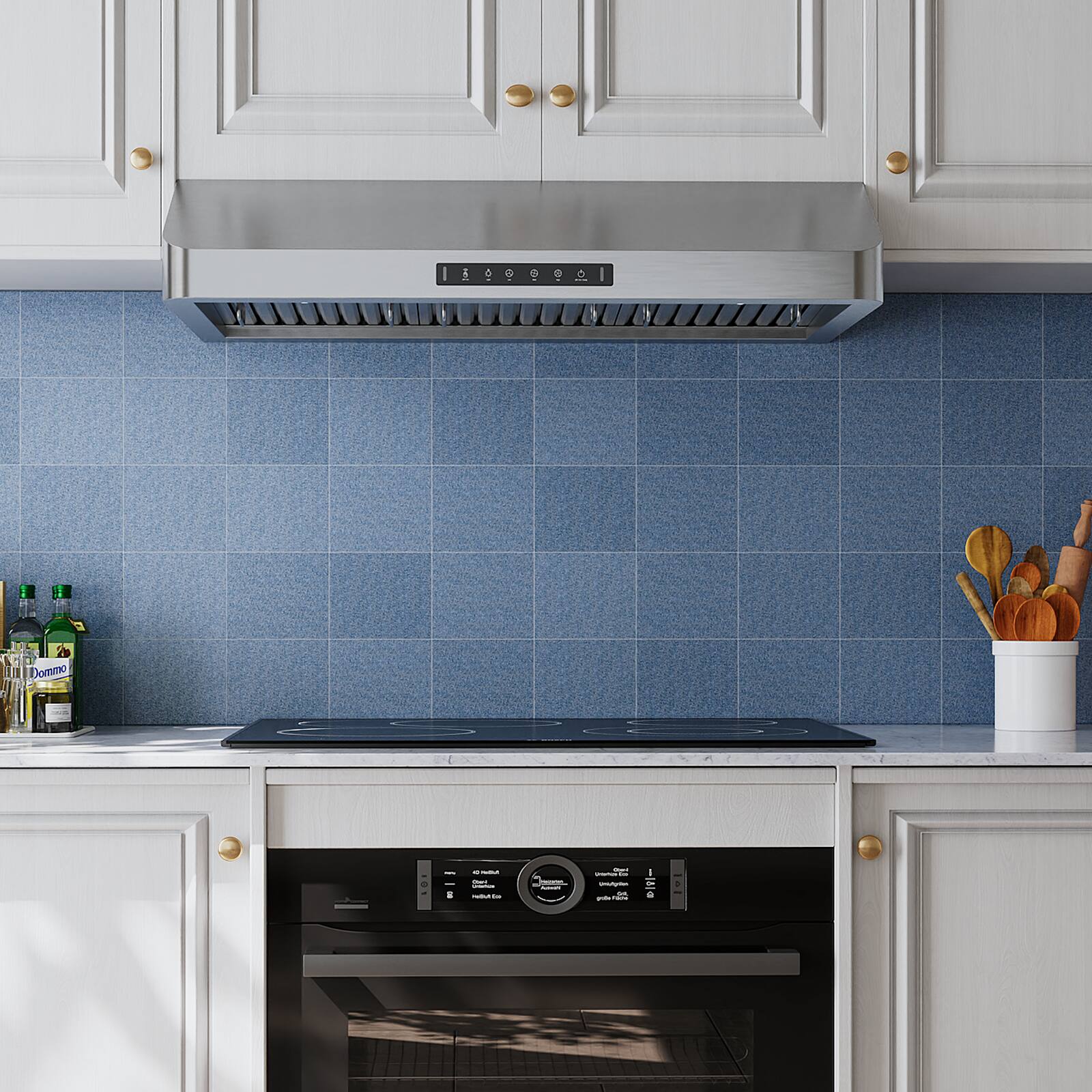 Alt View 8. VIKIO - 36 inch Ducted 900-CFM  Stainless steel Under Cabinet Range Hood - Stainless steel.