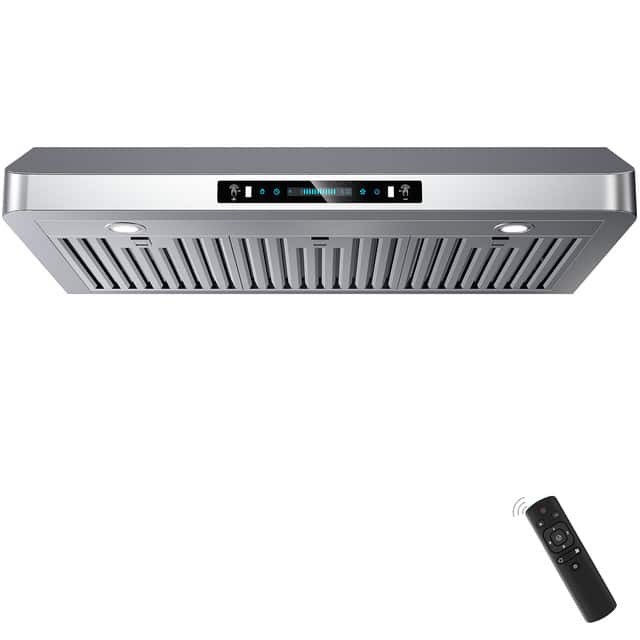 ZJKLA - 42 inches - Externally Vented - Under cabinet Range Hood - Stainless Steel