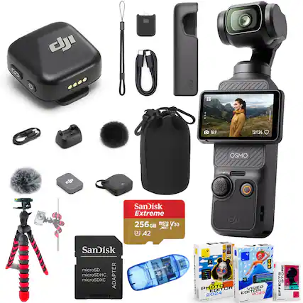 DJI OSMO c SanDisk Extreme 256GB microSD microSDHC microSDXC - x ARAT.. PHOTO EDITOR VIDEO EDITOR EFFECTS