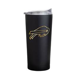 Logo Brands - Buffalo Bills Black Foil 20oz. Powder Coat Tumbler - Multicolor