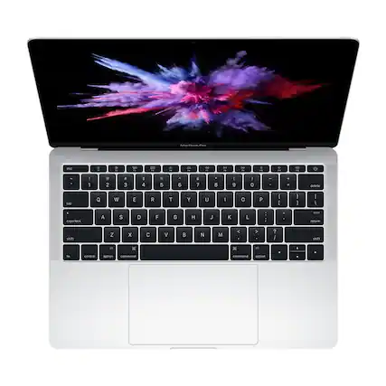 Front. Apple - MacBook Pro 13.3" Certified Refurbished - Intel Core i5 2.3GHz with 8GB Memory - 128GB SSD (2017) - Silver.