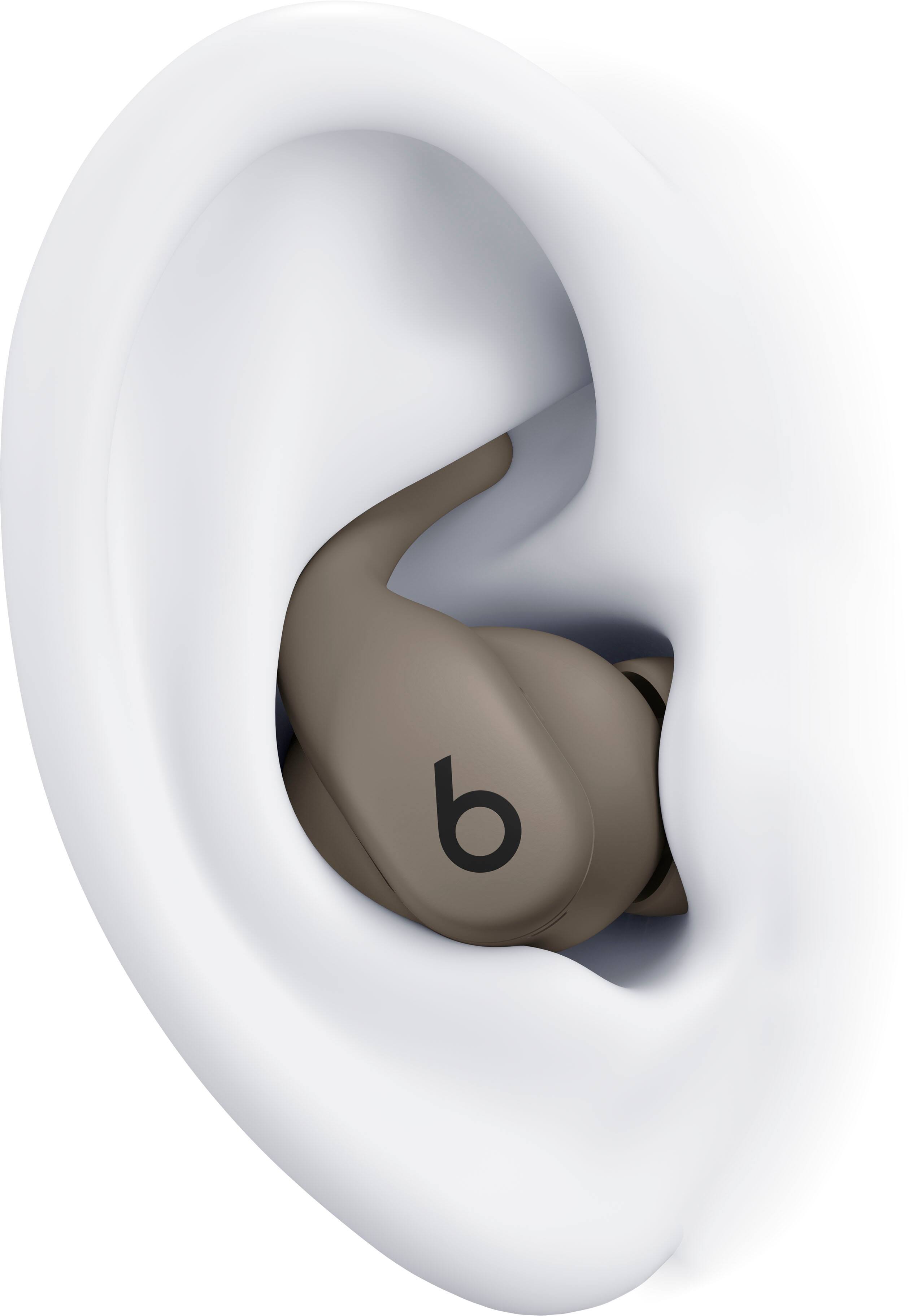 Alt View 16. Beats - Powerbeats Fit True Wireless Active Noise Canceling  Earbuds - Gravel Gray.