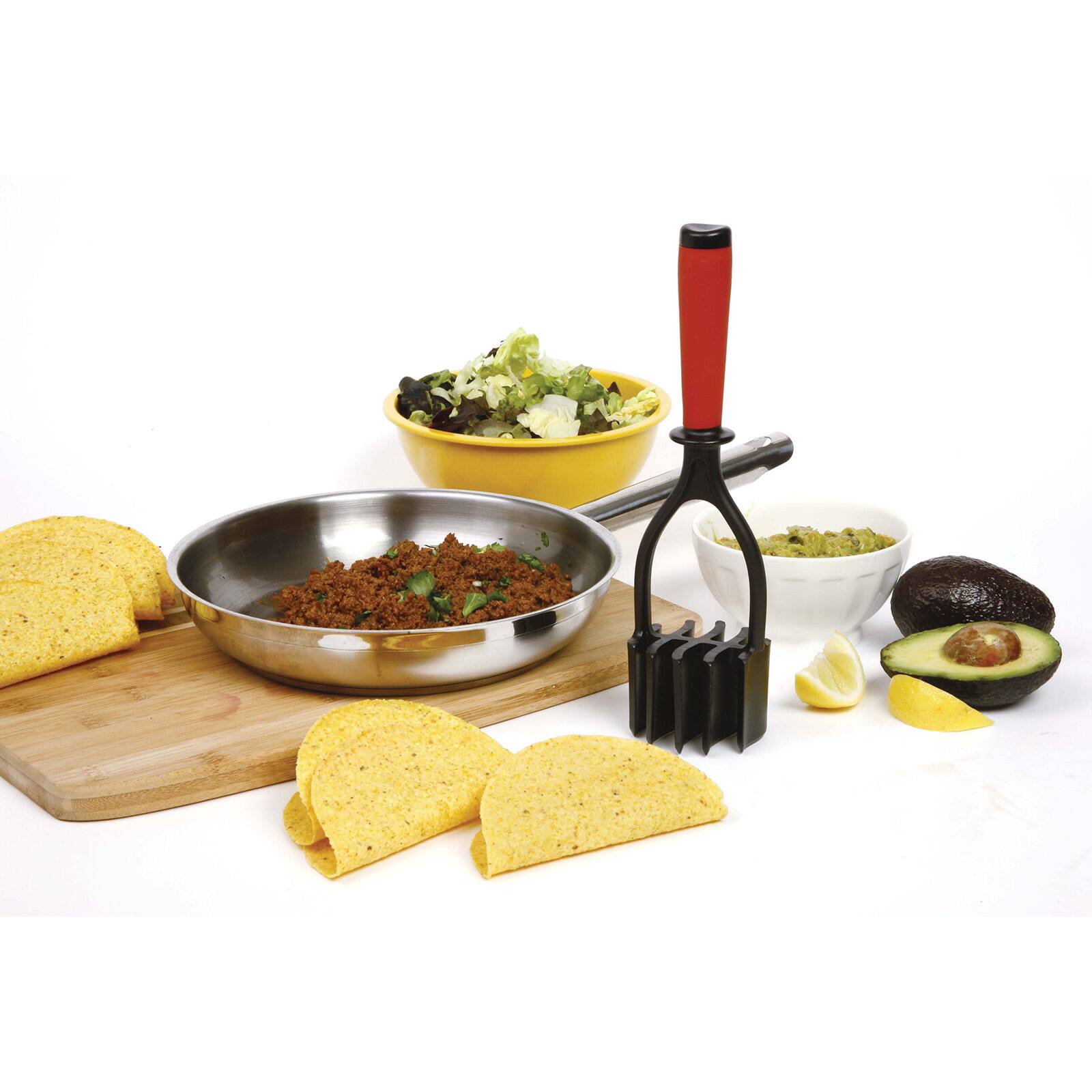Alt View 7. Norpro - Grip-EZ Chop Stir Mash Food Chopper and Masher - Red.