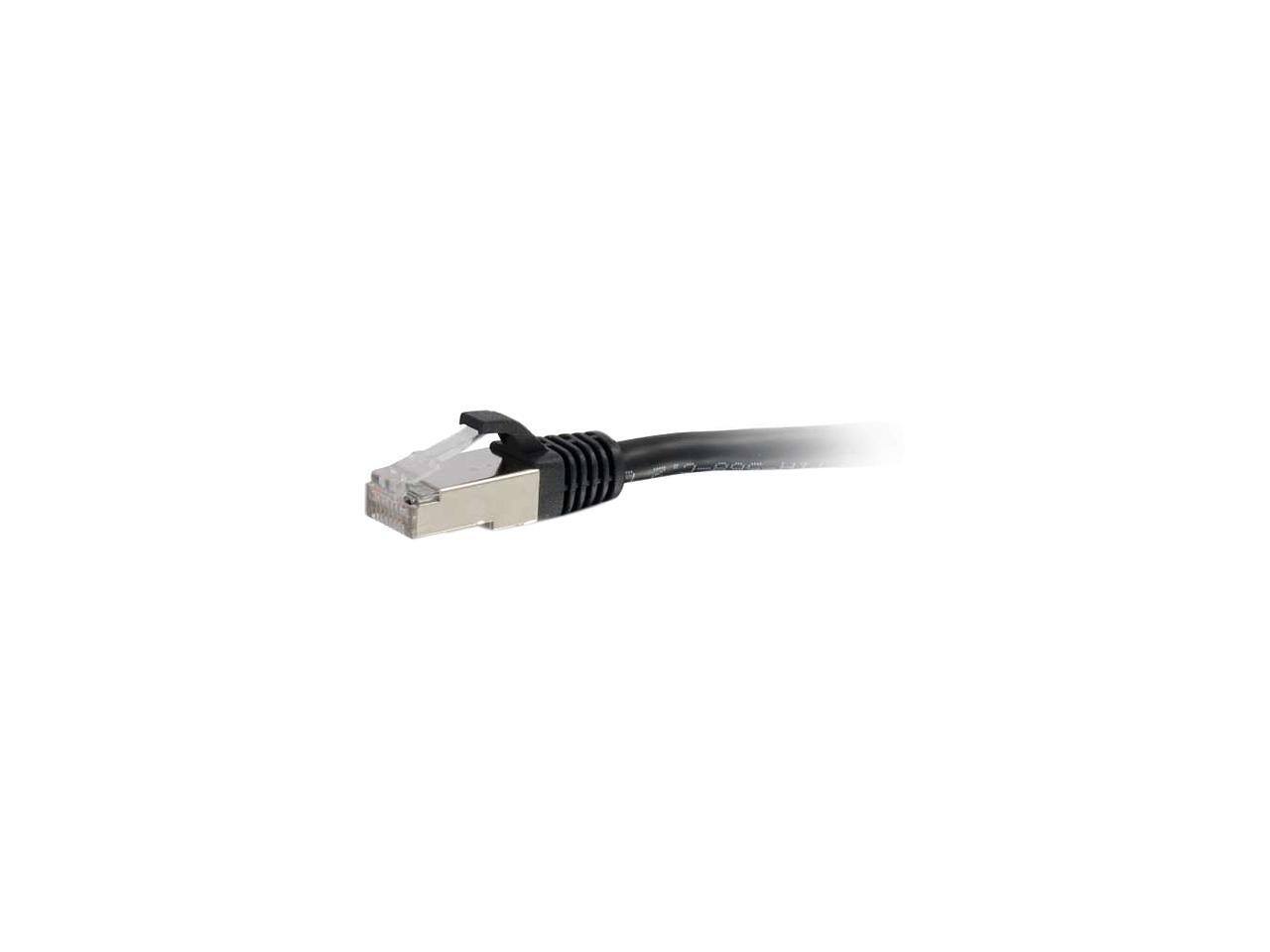 Alt View 1. Cables to Go - C2G 00814 Cat6 Cable - Snagless Shielded Ethernet Network Patch Cable, Black (7 Feet, 2.13 Meters).