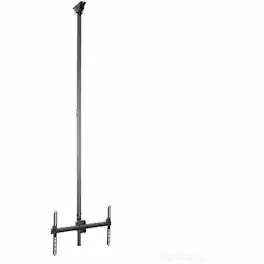 StarTech.com - TV Ceiling Mount, Full-Motion Hanging Single Screen Vesa Mount for 32"-75" TVs / Displays - Height Adjustable - Black