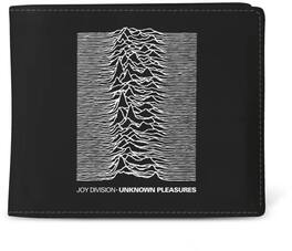 PopMarket - Joy Division - Rocksax - Joy Division - Unknown Pleasures Logo - Wallet With Coin Pocket (Black) - Multicolor