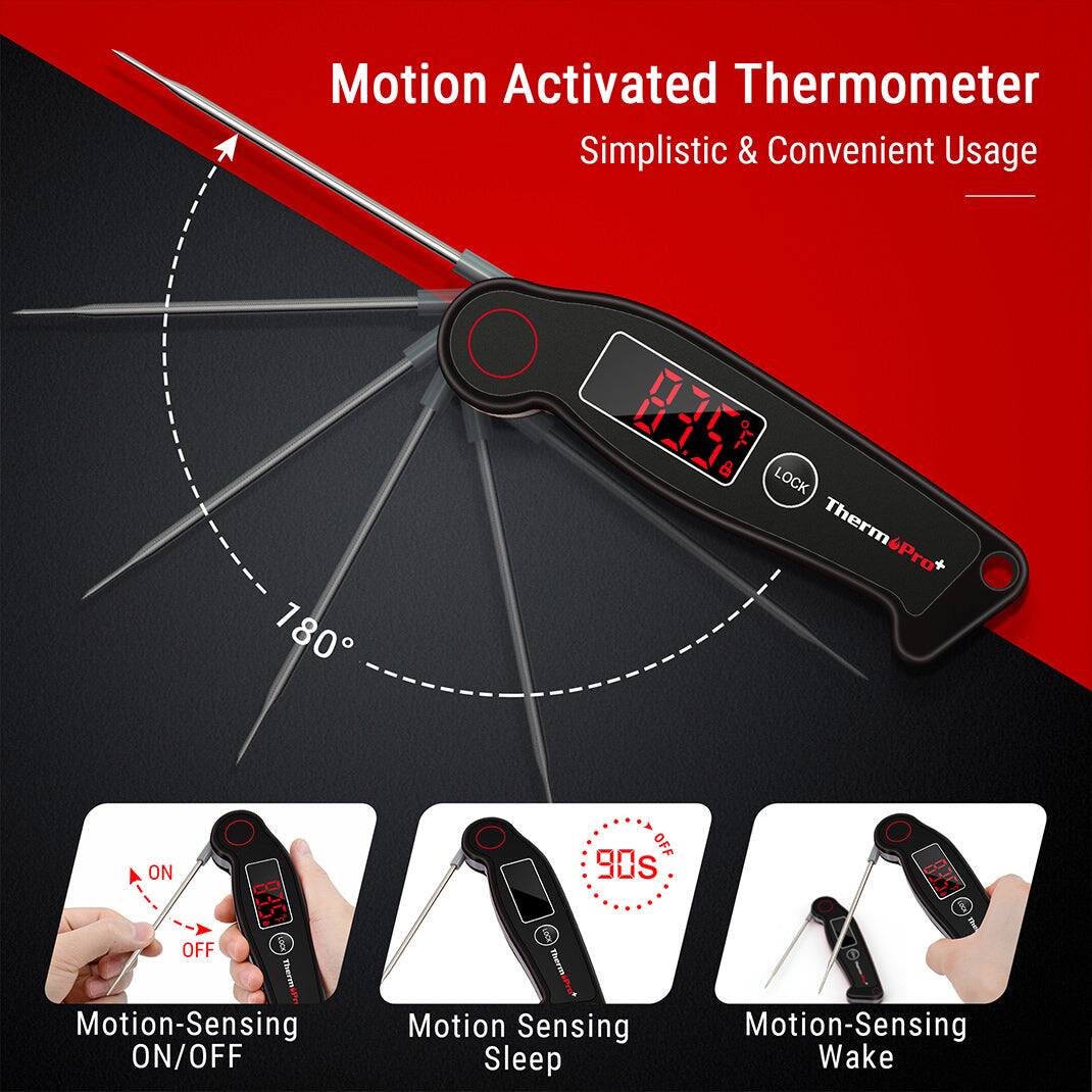 Motion Activated Thermometer  
Simplistic & Convenient Usage  

180°  

LOCK  
Therm&Prot  
Therm Prot  
ON OFF  
B  
Thermo  
Motion-Sensing  
ON/OFF  
OFF  
90s  
8359  
3  
Ttarmig Toeet  

Motion-Sensing  
ON/OFF  

Motion-Sensing  
Sleep  

Motion-Sensing  
Wake