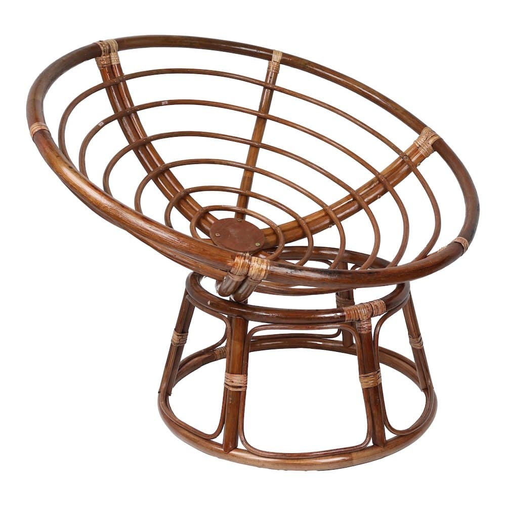 International Caravan - 42-Inch Rattan Papasan Chair with Solid Twill Cushion - Sage price history on PriceWatchPro
