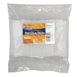 Creativity Street - Hot Glue Sticks Classroom Pack - For Foam Products Clear 4" x 0.27" 100 Pieces