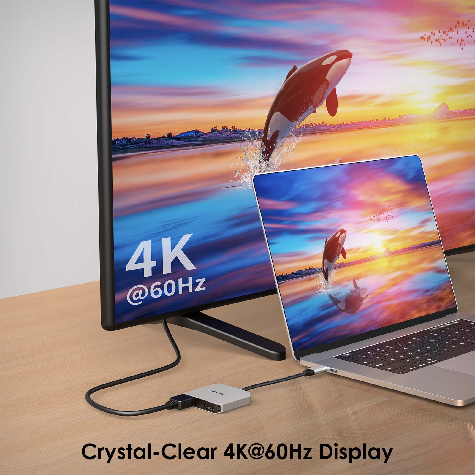 4K @60Hz

Crystal-Clear 4K@60Hz Display