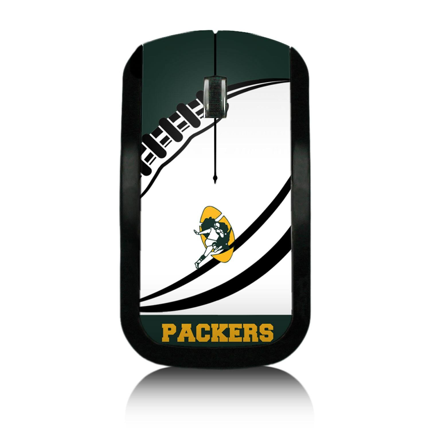 Front. Keyscaper - Green Bay Packers Passtime Design Wireless Mouse - Multicolor.
