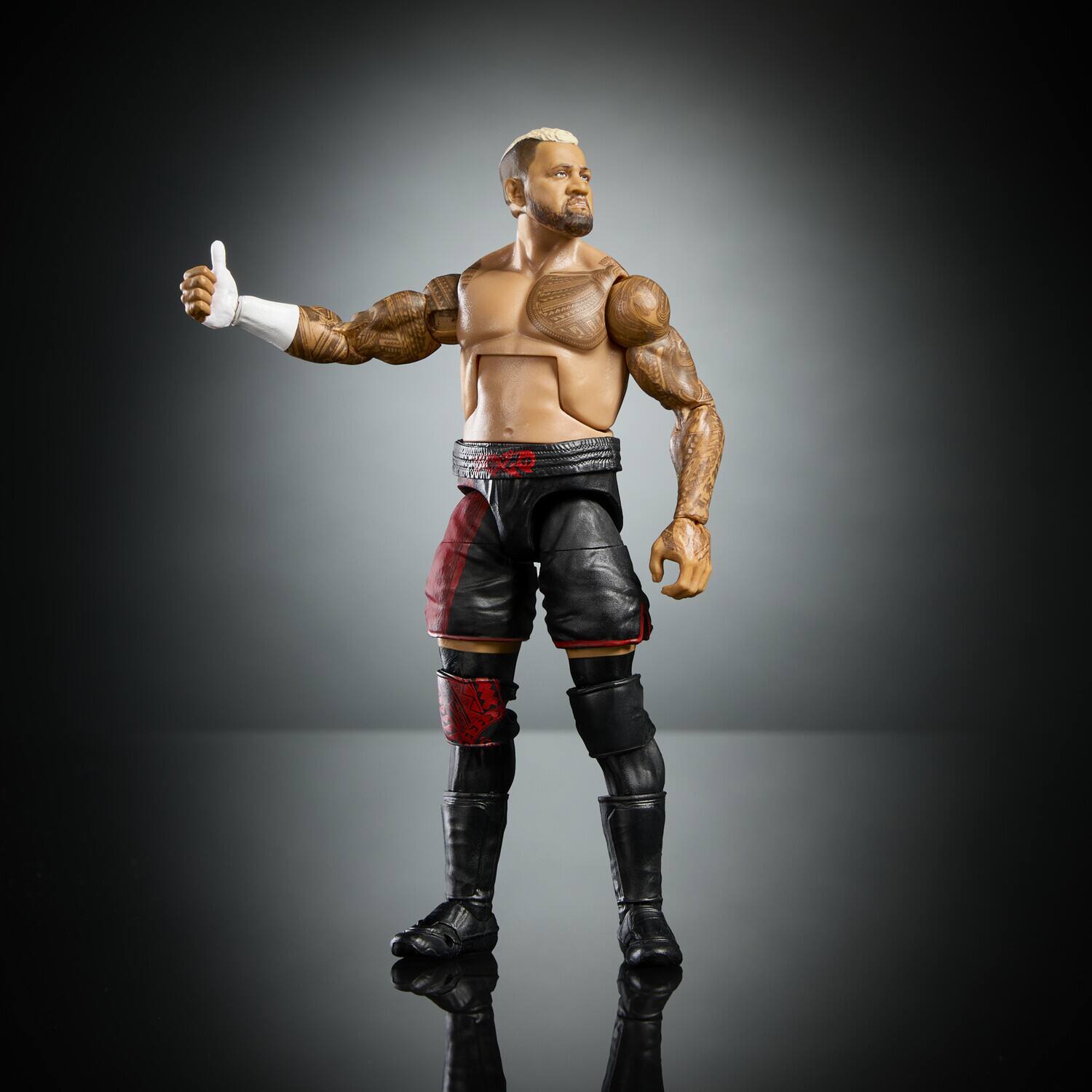 Alt View 3. Mattel - Mattel Collectible - WWE Elite Collection Top Picks 6" Solo Sikoa Action Figure   - Collectibles - Multicolor.