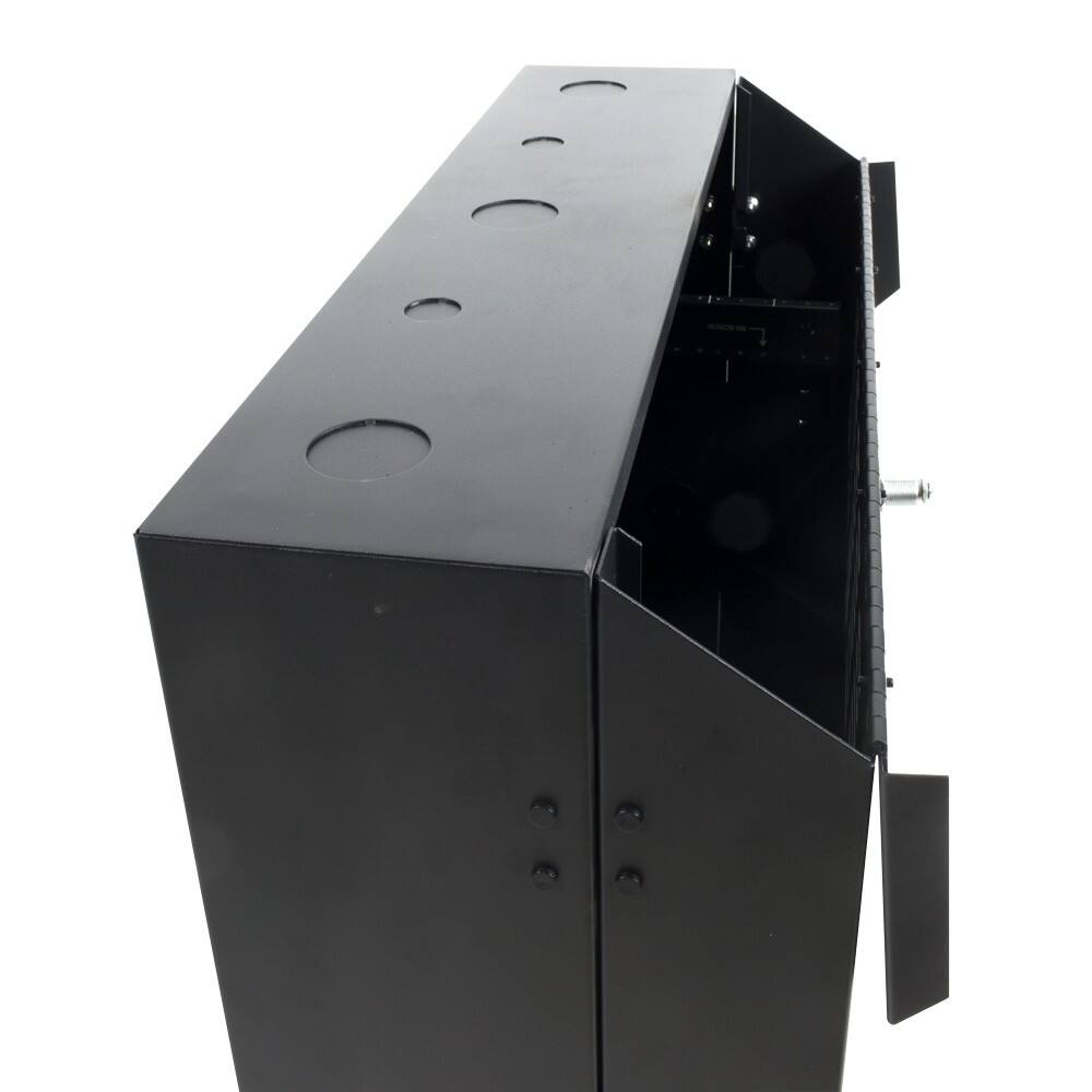 Alt View 2. RackSolutions - RackSolutions 5U Secure Vertical Wall Mount with Hinged Door 23in Depth - Black.