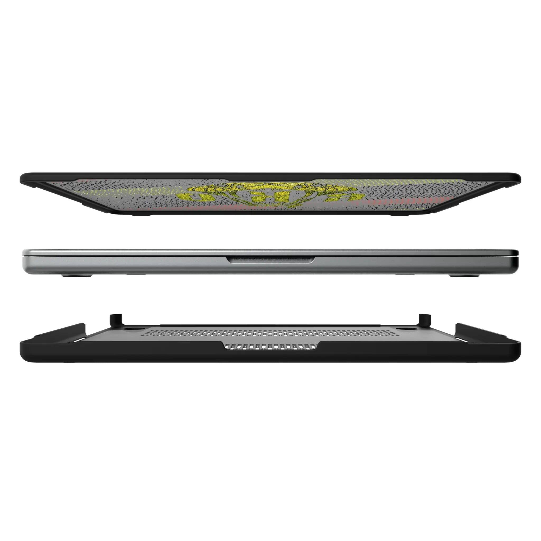 Alt View 1. Keyscaper - WWE Steel Laptop Case - Apple MacBook Pro 14-inch (2021)/(2023) - Randy Orton.