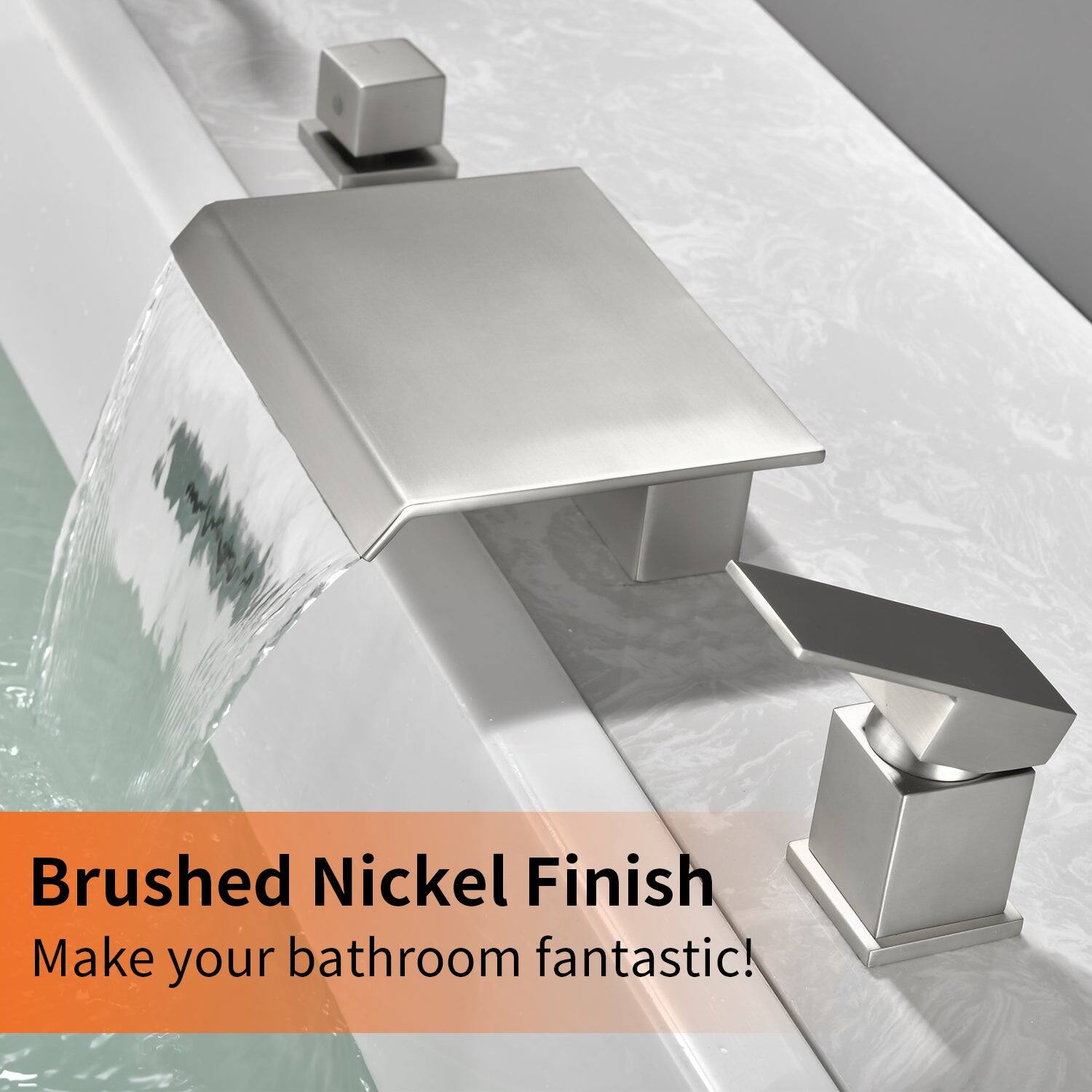 Brushed Nickel Finish  
Make your bathroom fantastic!