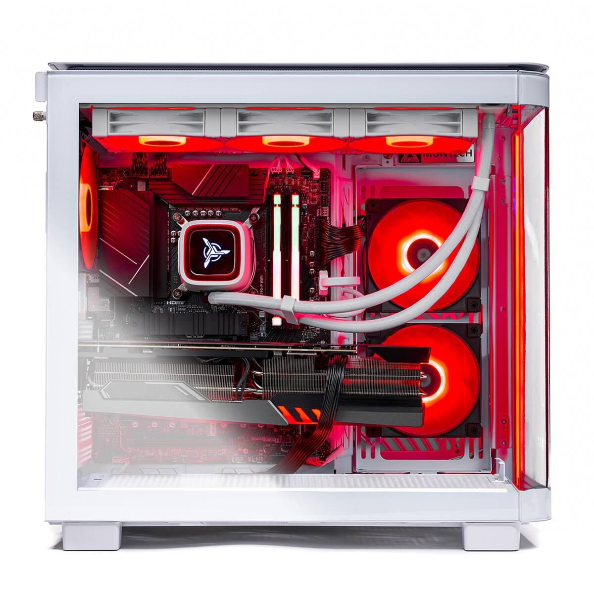 Alt View 2. Skytech Gaming - Skytech KING95 - AMD Ryzen 7 9800X3D, 5070, 32GB 6000 MHz DDR5 RAM, 850W GOLD PSU - White.