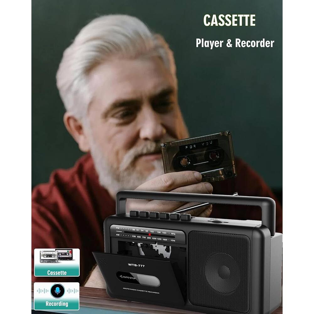Cassette Player & Recorder

Cassette WTB-777 AUTOSICA Recording