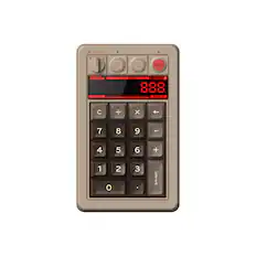 BT OFF 24 CAL SBitDo RETRO NUMPAD INPUTIWI C X 7 8 9 - 4 5 6 + 1 o 2 3 . ENTER