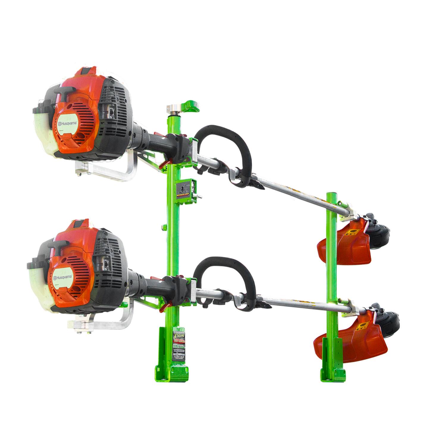 Alt View 10. Green Touch Industries - Green Touch Industries String Trimmer Spool Rack & 2 Position Line Trimmer Rack - Black / Silver.