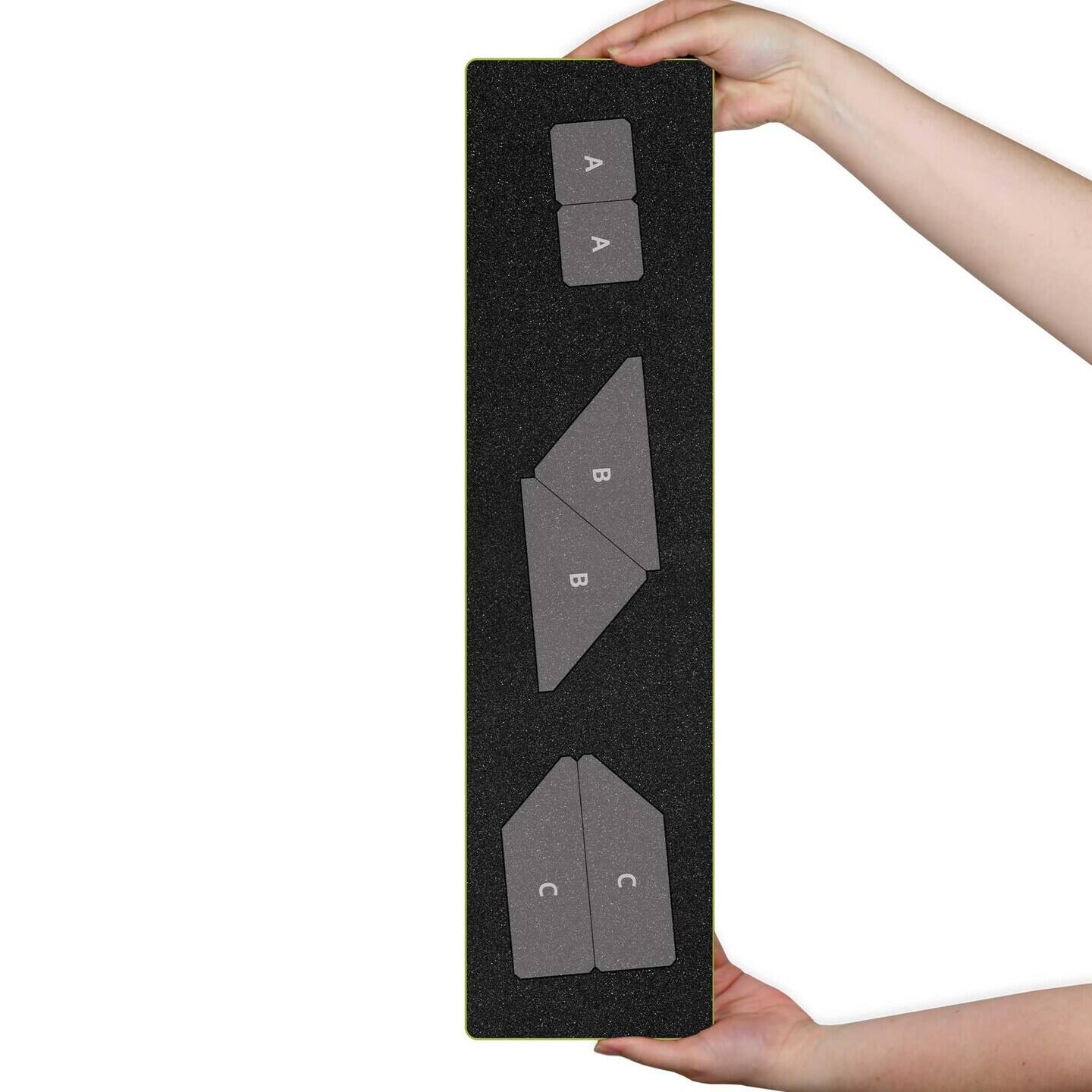 Alt View 1. AccuQuilt - Butterfly Pieced-9" Finished Die With Mat - Multicolor.