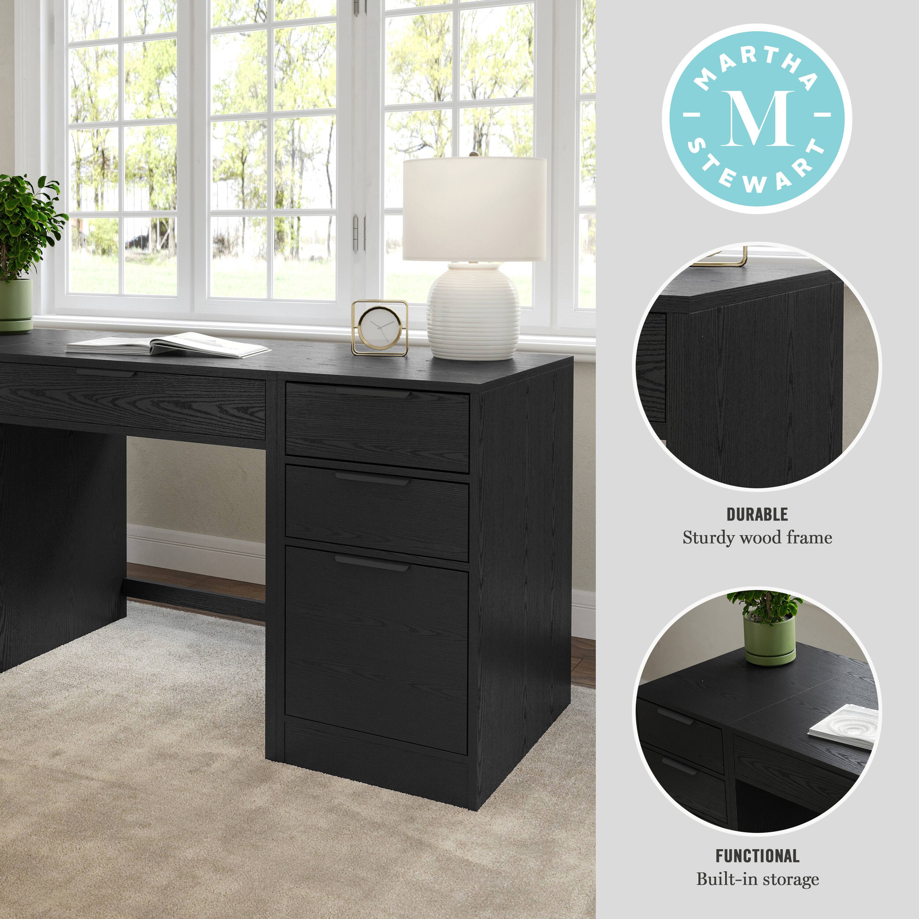 MARTHA STEWART DURABLE Sturdy wood frame FUNCTIONAL Built-in storage