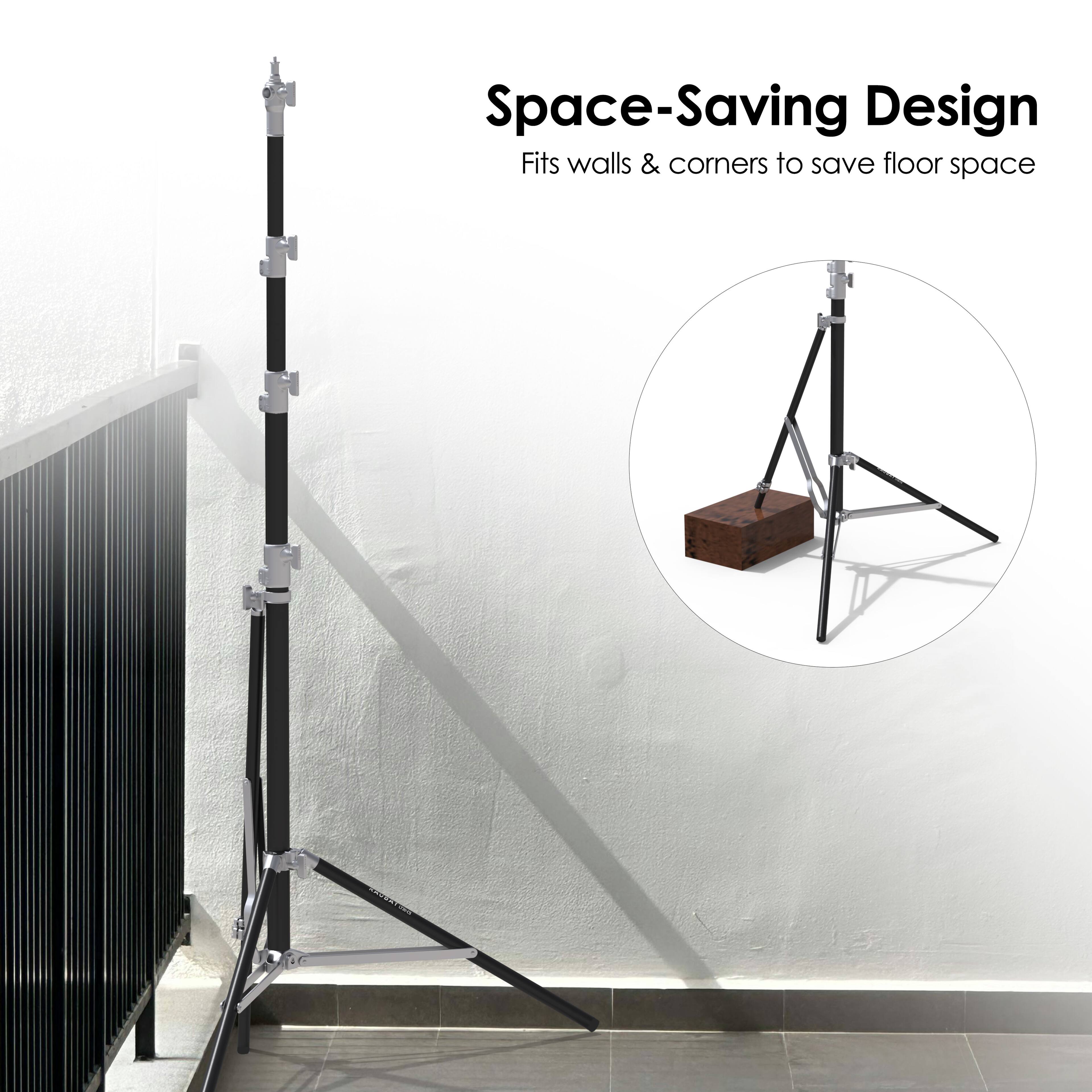 Space-Saving Design  
Fits walls & corners to save floor space