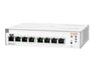 Aruba Instant On
1830 Switch
PoE1
1-PD
Ports: 1 2 3 4 5 6 7 8
LED Mode
UID
Spd
Reset