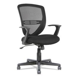 Our Brands - OIF Swivel/Tilt Mesh Mid-Back Task Chair, Supports Up to 250 lb, 17.91" to 21.45" Seat Height - Black