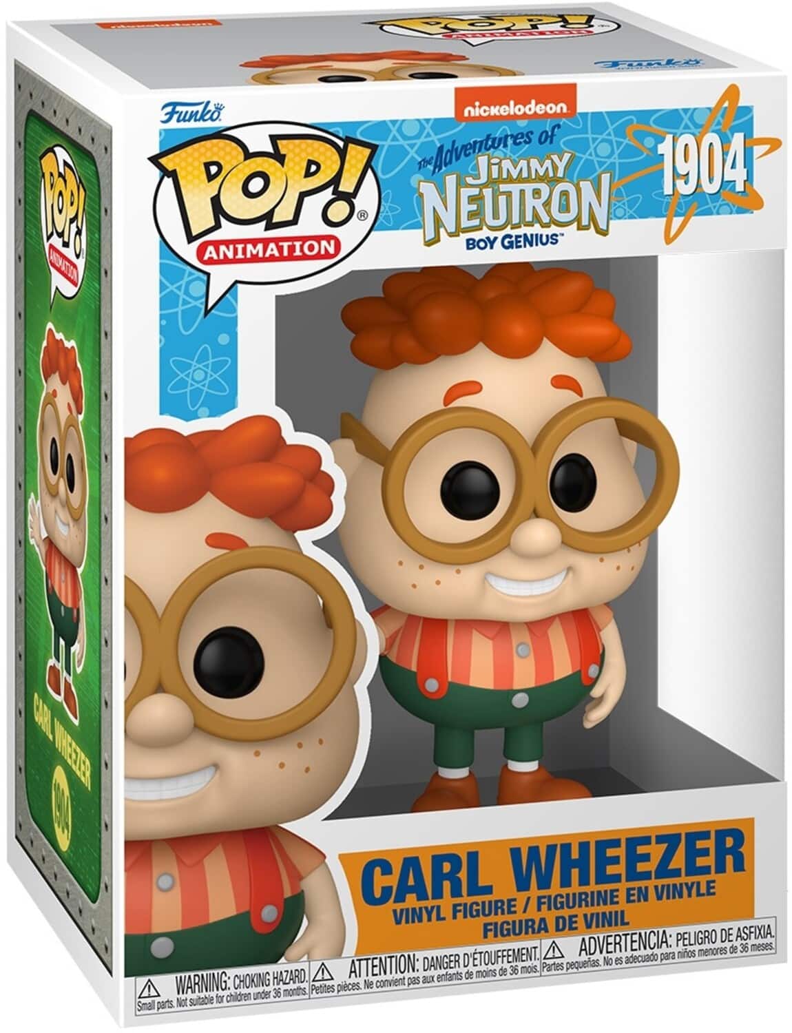 Funko POP! Animation: Jimmy Neutron Carl Wheezer COLLECTIBLES