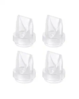 eufy - Original Duckbill Valves (4-Pack) for Wearable Breast Pump E10/E20/S1/S1 Pro - Brown