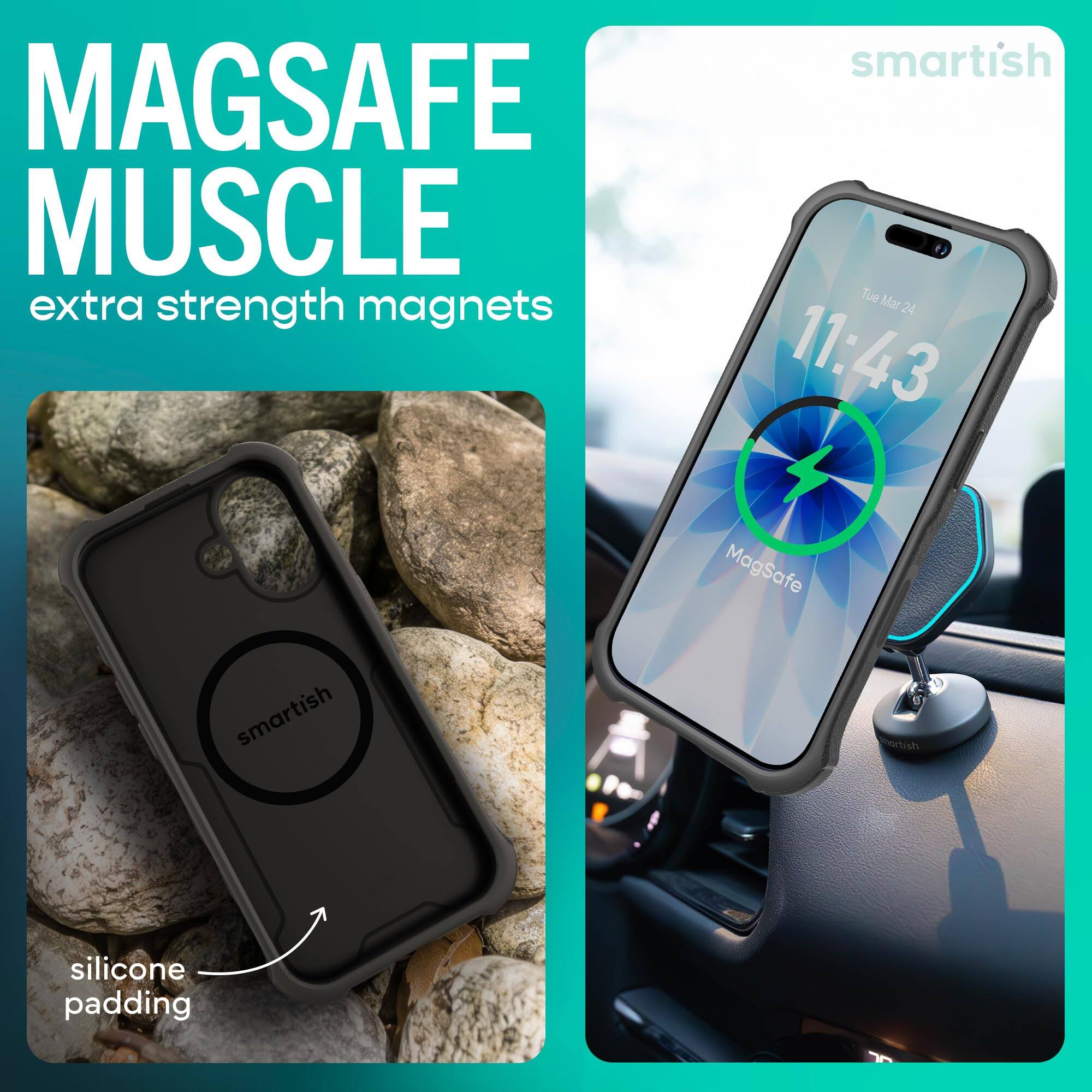 MAGSAFE MUSCLE extra strength magnets

smartish
Tue Mar 24 11:43
MagSafe

silicone padding
