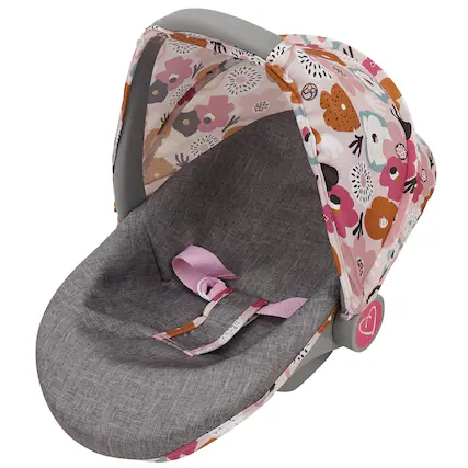 Front. 509 Crew - 509 Crew - Melange Flora - 3-In-1 Doll Car Seat -For Dolls Up To 18",3+.