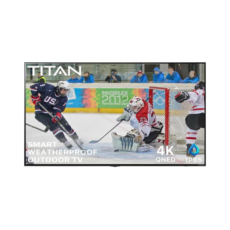 Titan - L200 QNED 55" Partial Sun Outdoor TV, WebOS, IP65 Weatherproof, 4K, USA