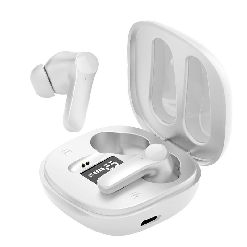 Alt View 3. Cluzine - 144 Languages Instant AI Translator Earbuds, Smart Wireless Translation Headphones - Black.