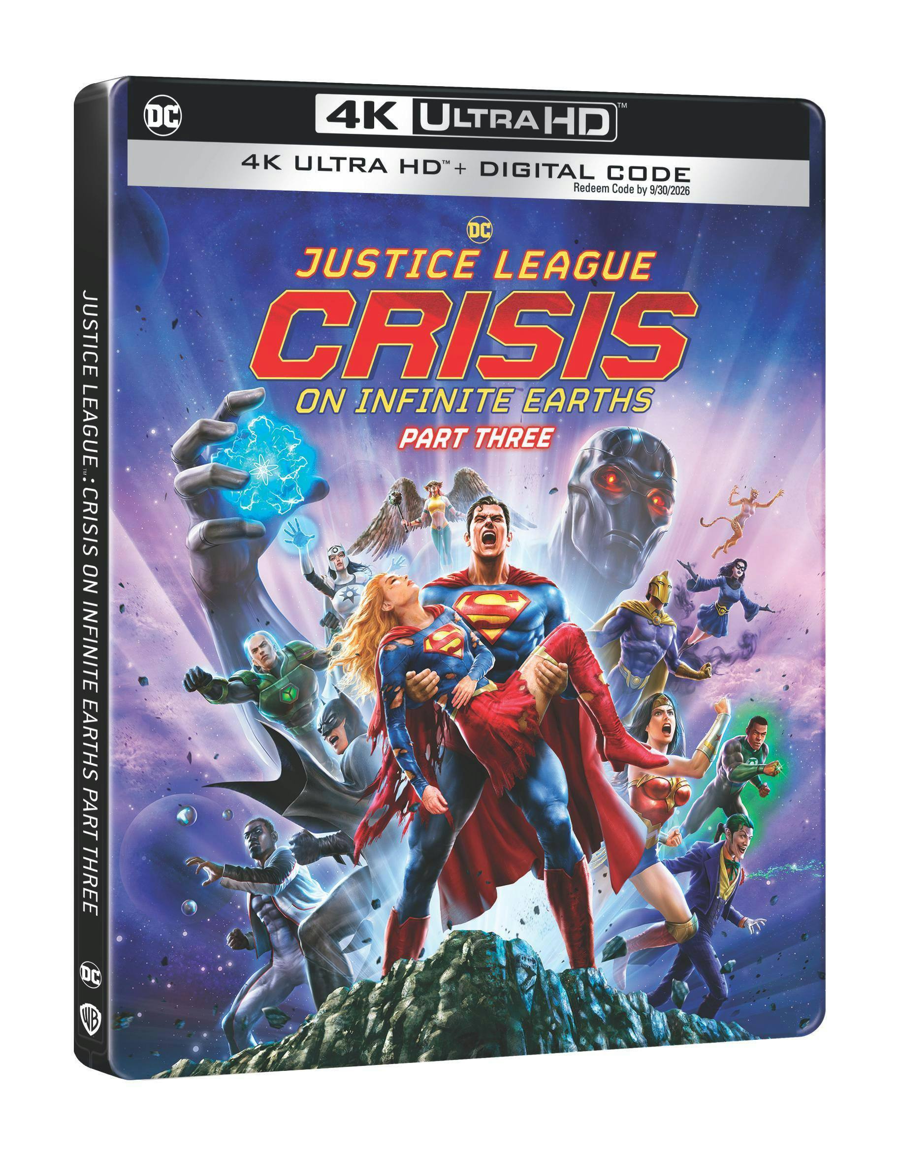 Angle. Justice League: Crisis on Infinite Earths: Part 3 (Limited Edition 4K Ultra HD Steelbook) [UHD].