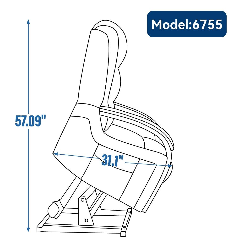 Model: 6755  
57.09"  
31.1"