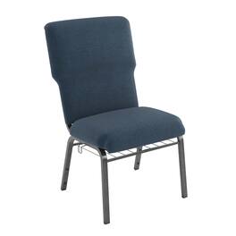 Flash Furniture - Advantage Navy Discount Church Chair - 21 in. Wide - Blue