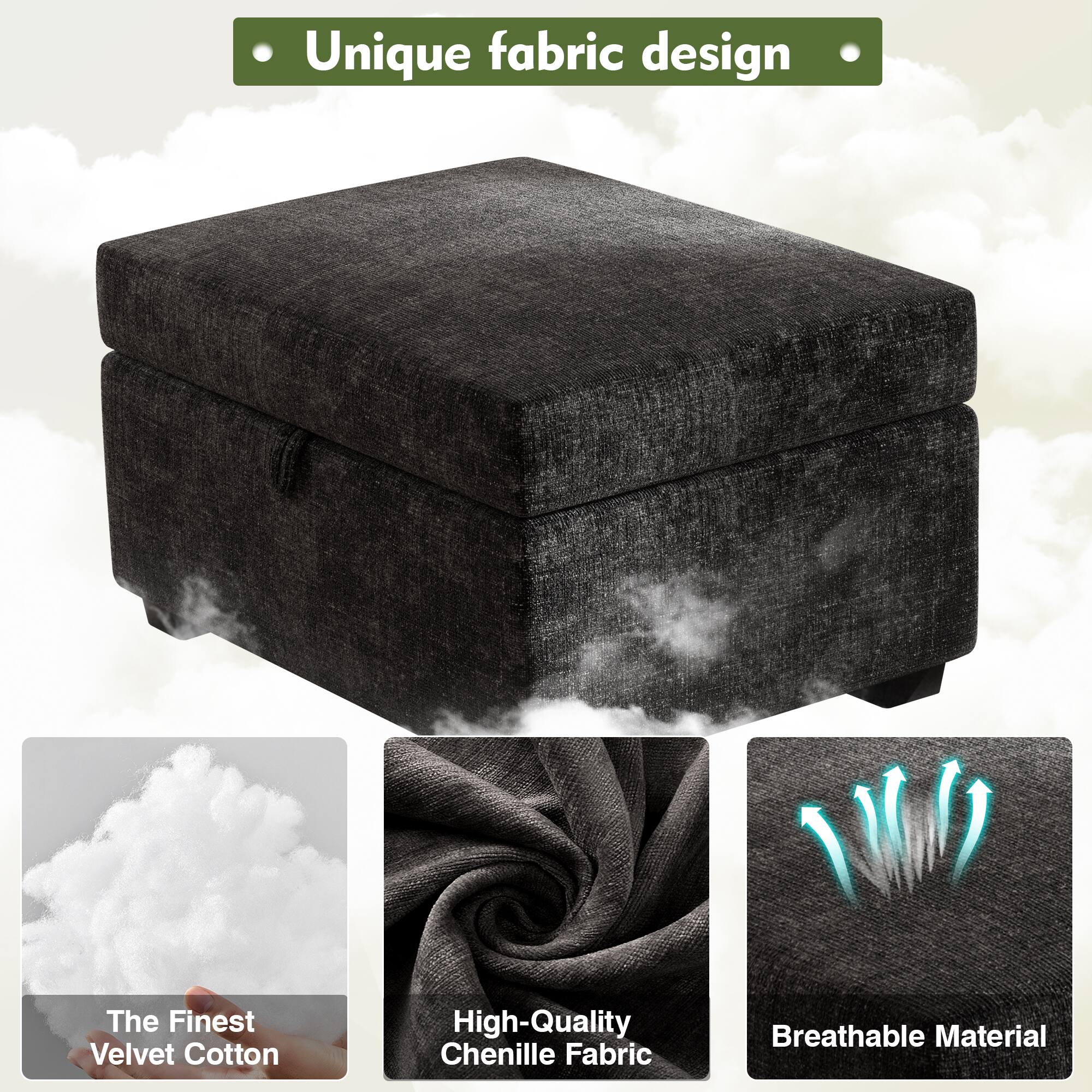 Unique fabric design
The Finest Velvet Cotton
High-Quality Chenille Fabric
Breathable Material