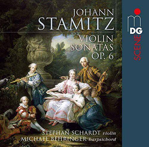 JOHANN STAMITZ  
VIOLIN SONATAS OP. 6  

STEPHAN SCHARDT violin  
MICHAEL BEHRINGER harpsichord  

DG  
SCENE