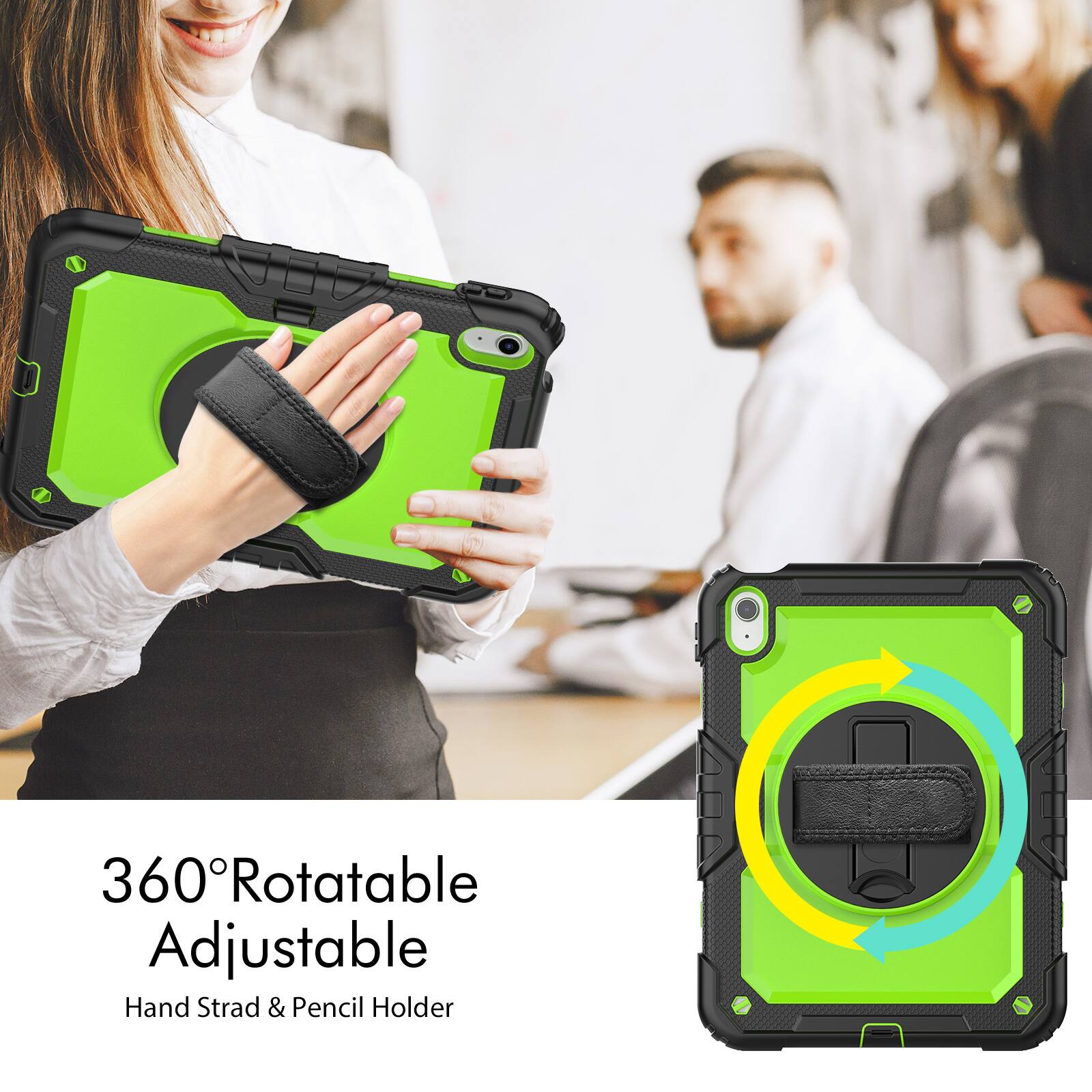 360° Rotatable Adjustable Hand Strad & Pencil Holder