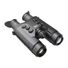 Front. AGM Global Vision - AGM ObservIR LRF 35-384 Dual-Spectrum Thermal & Digital Vision Binoculars, Black - Black.