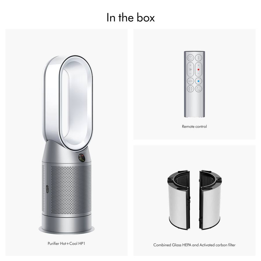 Dyson Purifier Hot+Cool HP1 Exclusive White/Silver 544800-01 Dyson Purifier Hot+Cool HP1 Exclusive White/Silver 544800-01