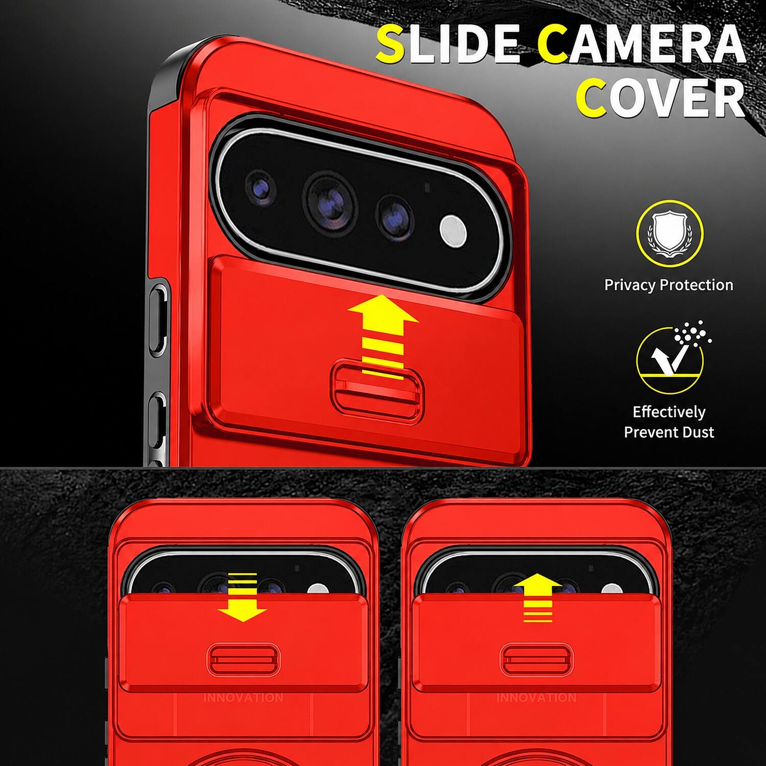 SLIDE CAMERA COVER

Privacy Protection

Effectively Prevent Dust

INNOVATION