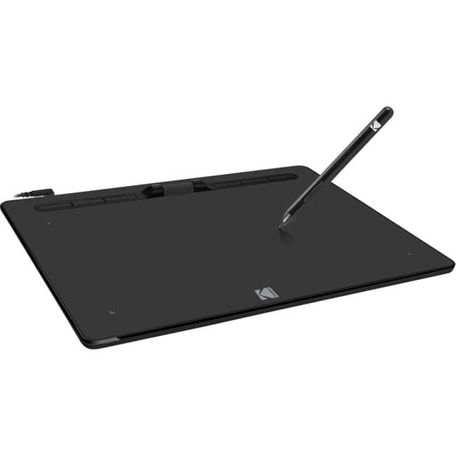Adesso - 10" x 6" Graphic Tablet - Graphics Tablet - 10" x 6" - 5080 lpi Cable - 8192 Pressure Level - Pen - 1 - Mac, PC - Wired - Black
