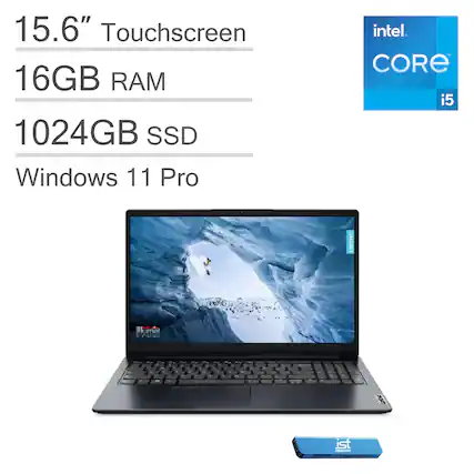 15.6" Touchscreen
16GB RAM
1024GB SSD
Windows 11 Pro
Intel Core i5