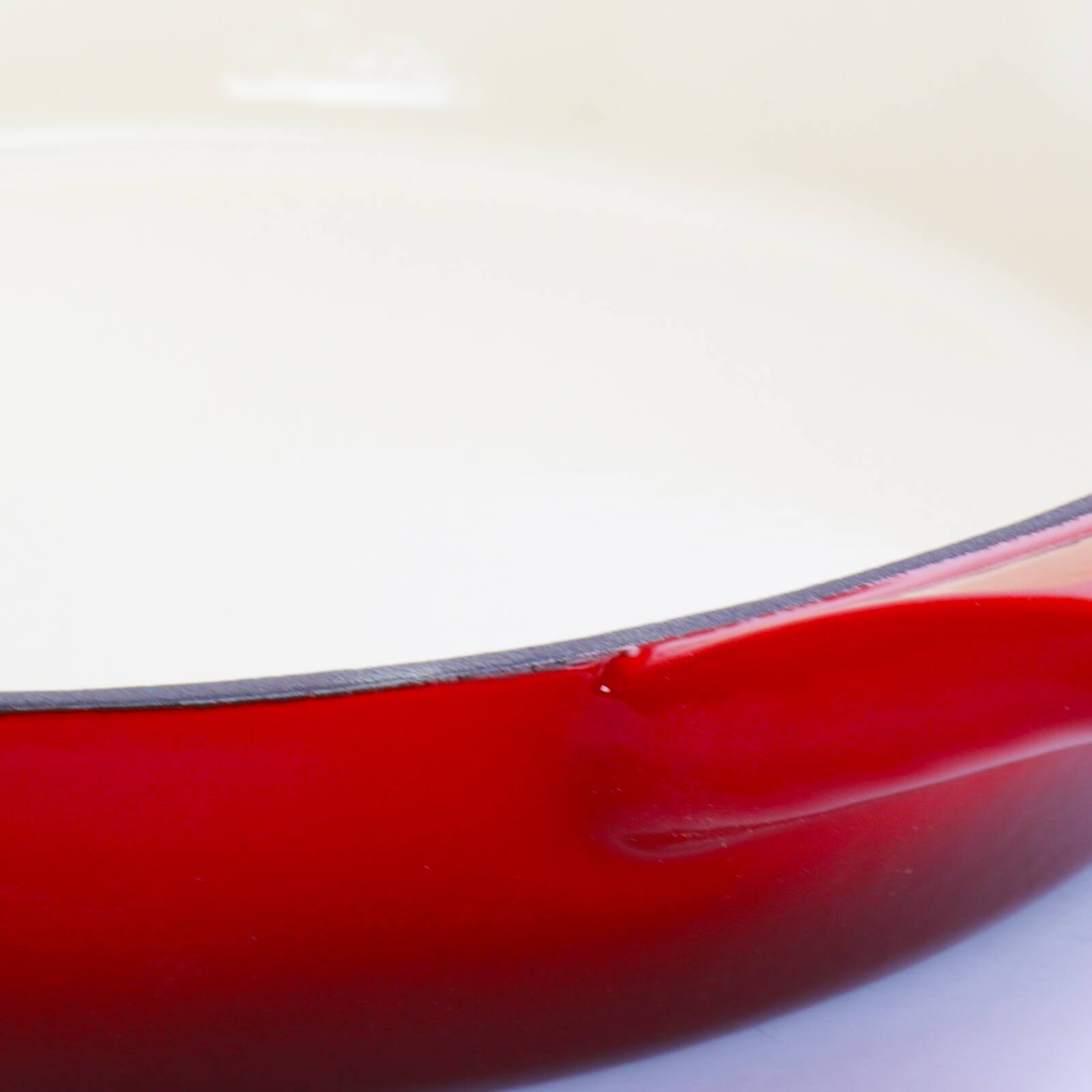 Alt View 2. Crock-Pot - Crock Pot Artisan 10 in. Round Enameled Cast Iron Skillet in Scarlet Red - Scarlet Red.
