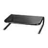 Front. Staples TECH - Standard Monitor Stand, Up to 27" Monitor - Black.