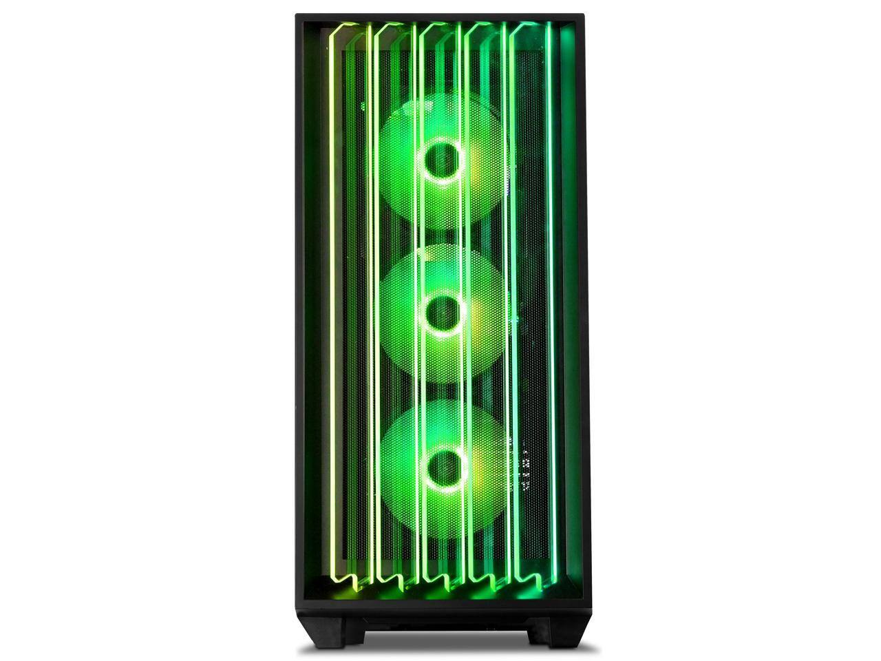 Alt View 2. YEYIAN - YEYIAN MIRAGE -S AMD RYZEN 7 7800X3D RTX 5090 2TB SSD 32GB RGB 360mm AIO 1000W Windows 11.