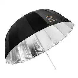 Glow - Easy Lock Medium Deep Silver Fiberglass Umbrella (33")